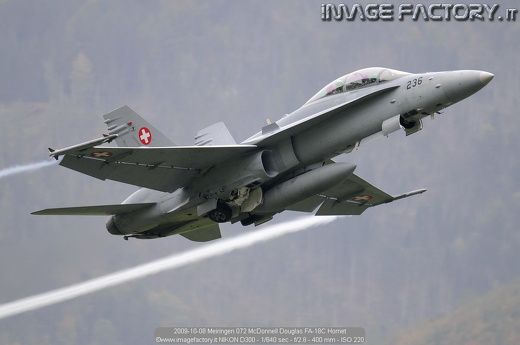 2009-10-08 Meiringen 072 McDonnell Douglas FA-18C Hornet